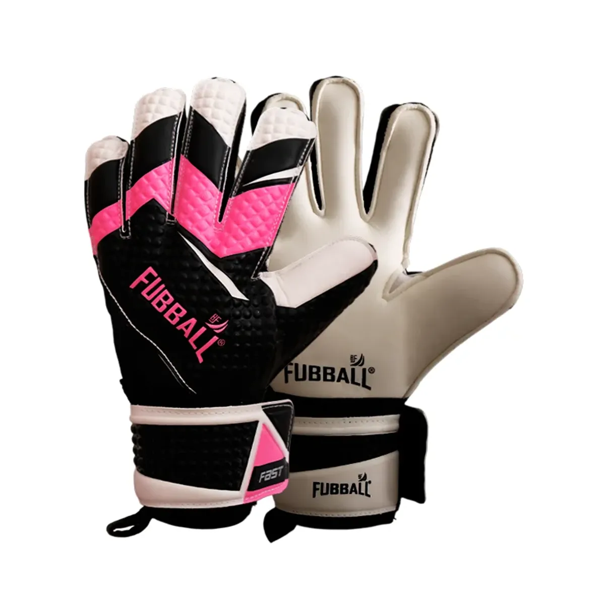 GENERICO - GUANTES PARA ARQUERO FUBBALL FAST-8 ROSA