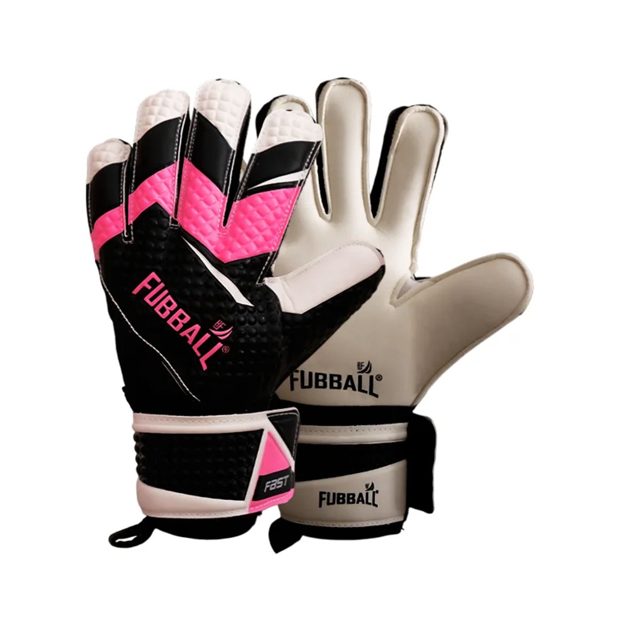 GENERICO - GUANTES PARA ARQUERO FUBBALL FAST-8 ROSA