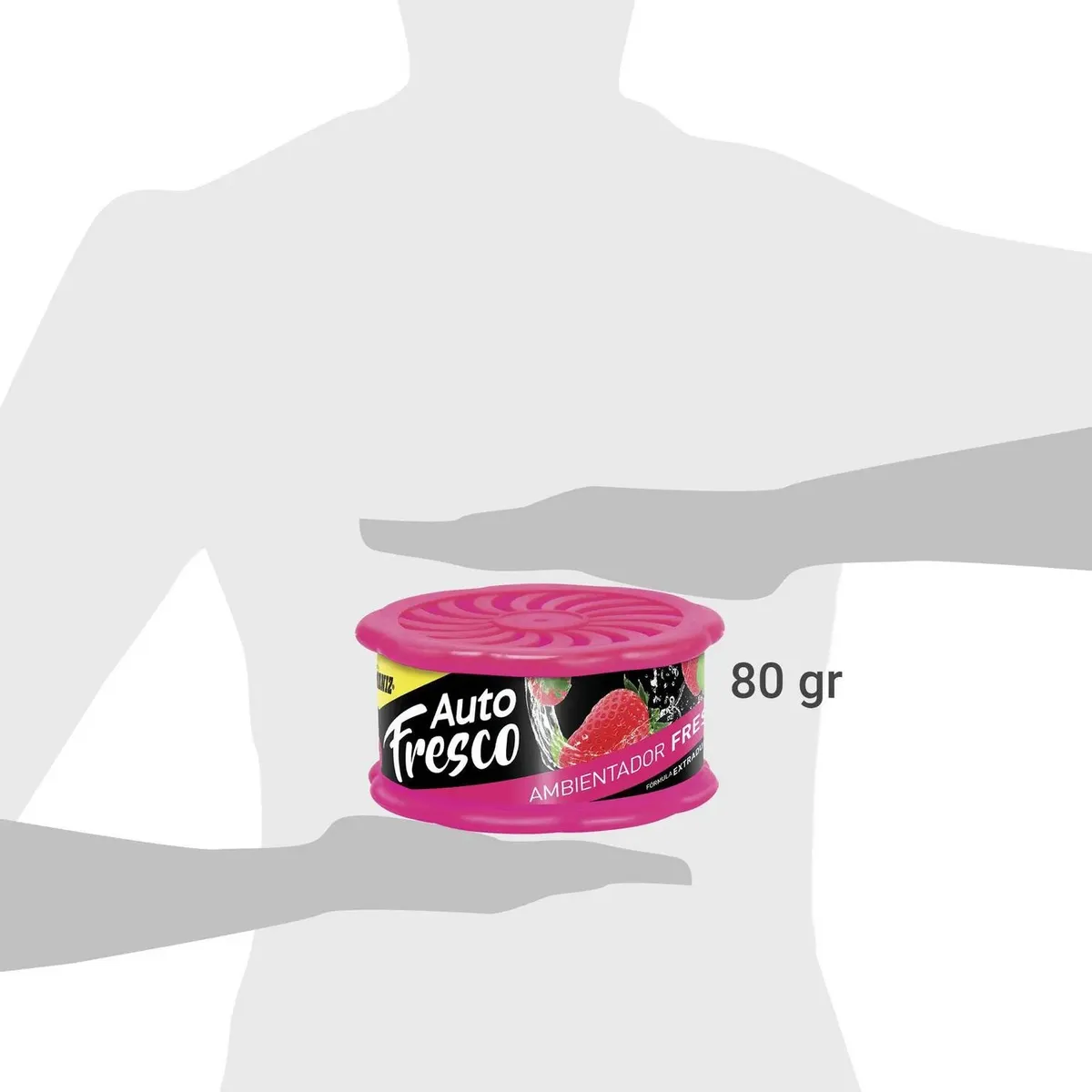 SIMONIZ - Ambientador Simoniz Gel Eco Fresa 80gr