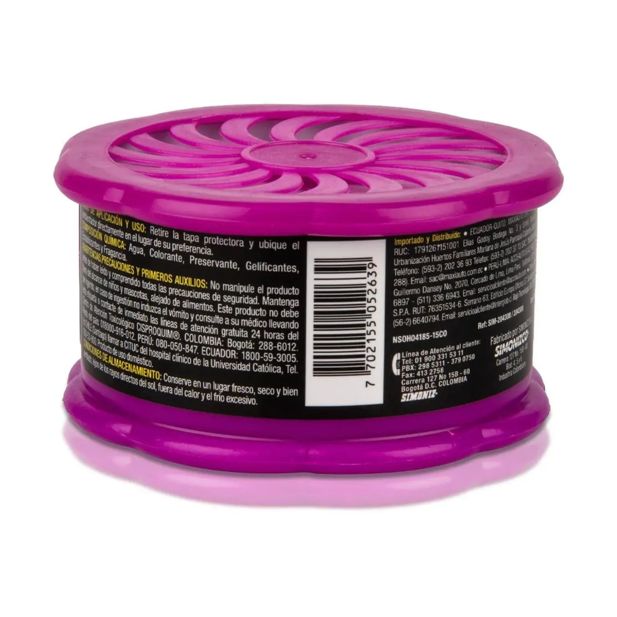 SIMONIZ - Ambientador Simoniz Gel Eco Chicle 80gr