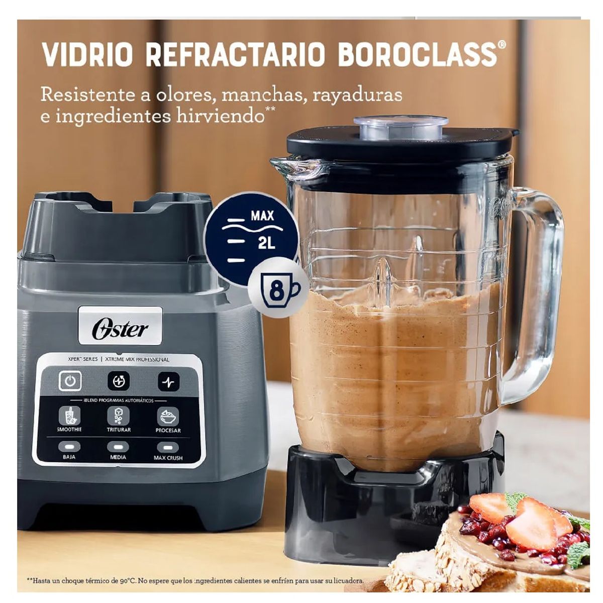 OSTER - Licuadora Profesional XTREME MIX con Tecnología Reversible BLSTXPG-BW