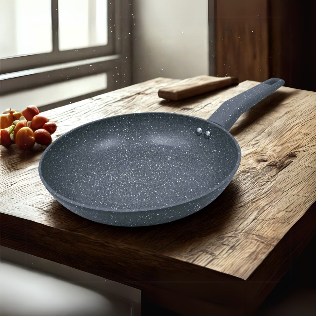 RECORD - Sarten Antiadherente RECORD SABINA de 22 cm Gris STONELINE