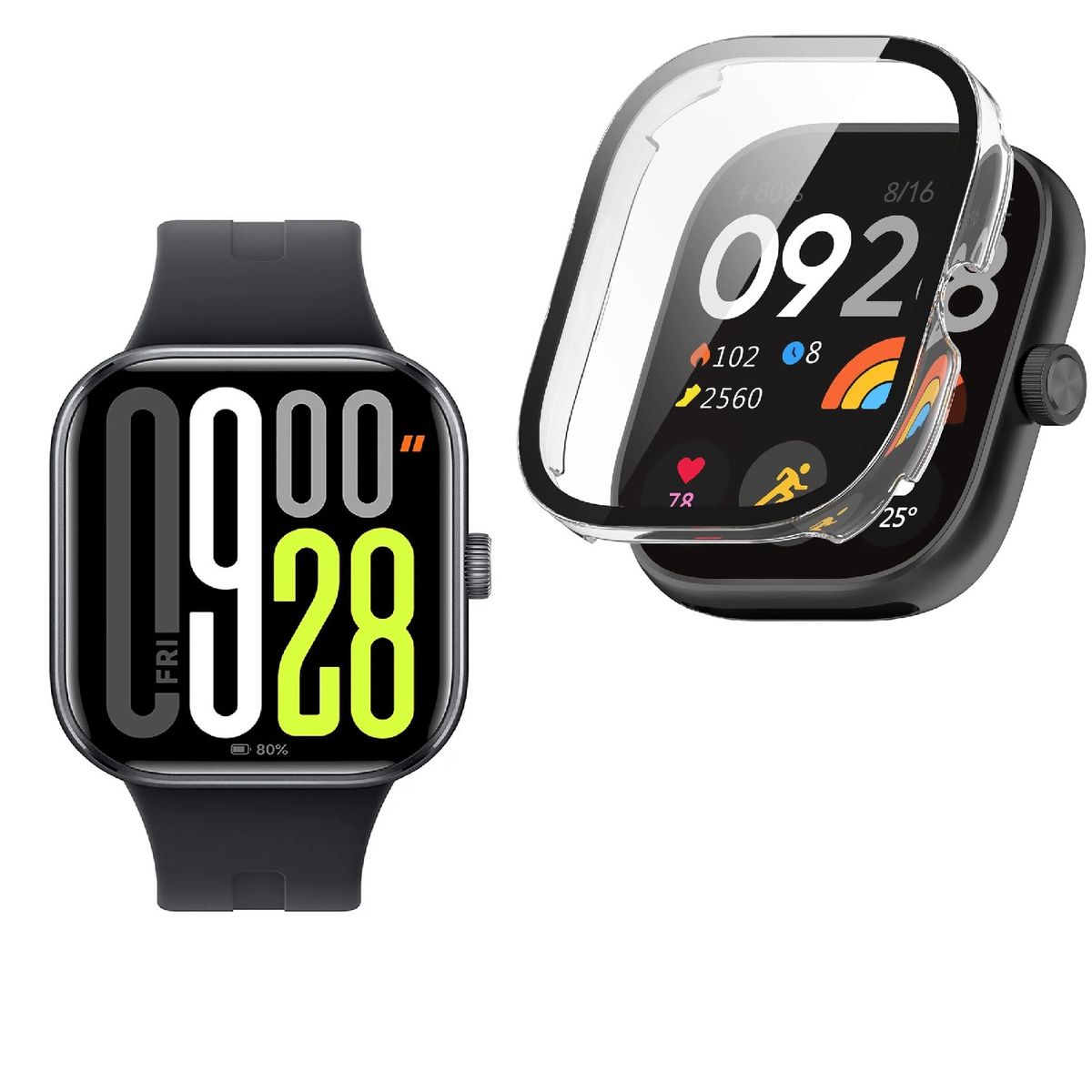 XIAOMI - Smartwatch Xiaomi Redmi Watch 5 Negro + Case Protetor Transparente
