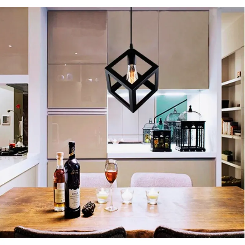 GENERICO - Lámpara Colgante Campana  Black Led