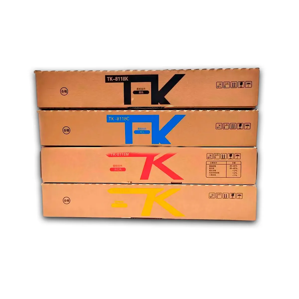 KYOCERA - Kit de Toner Kyocera TK 8117 Negro y Colores M8124Cidn Compatible