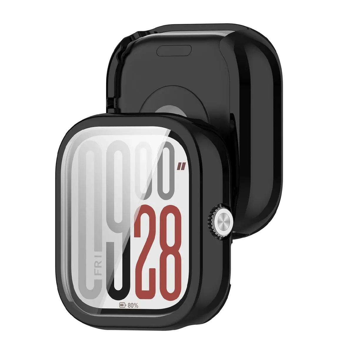 GENERICO - Bumper Para Xiaomi Smart Watch 5 Negro