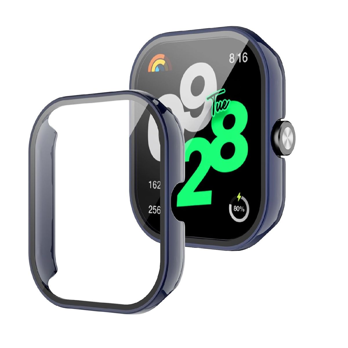 GENERICO - Bumper Para Xiaomi Smart Watch 5 Azul