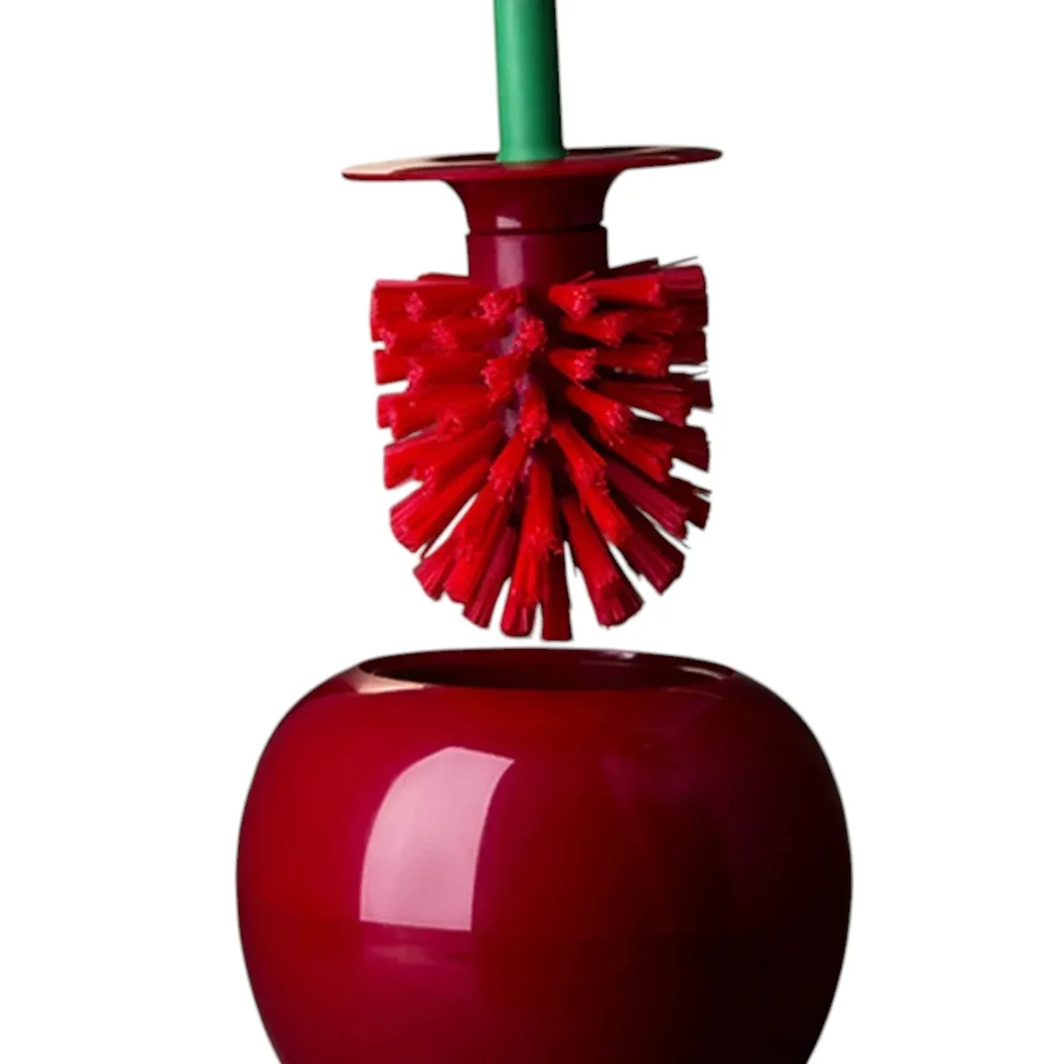 GENERICO - ESCOBILLA CEPILLO DE BAÑO INODORO TIPO CEREZA - ELEGANTE Y FUNCIONAL