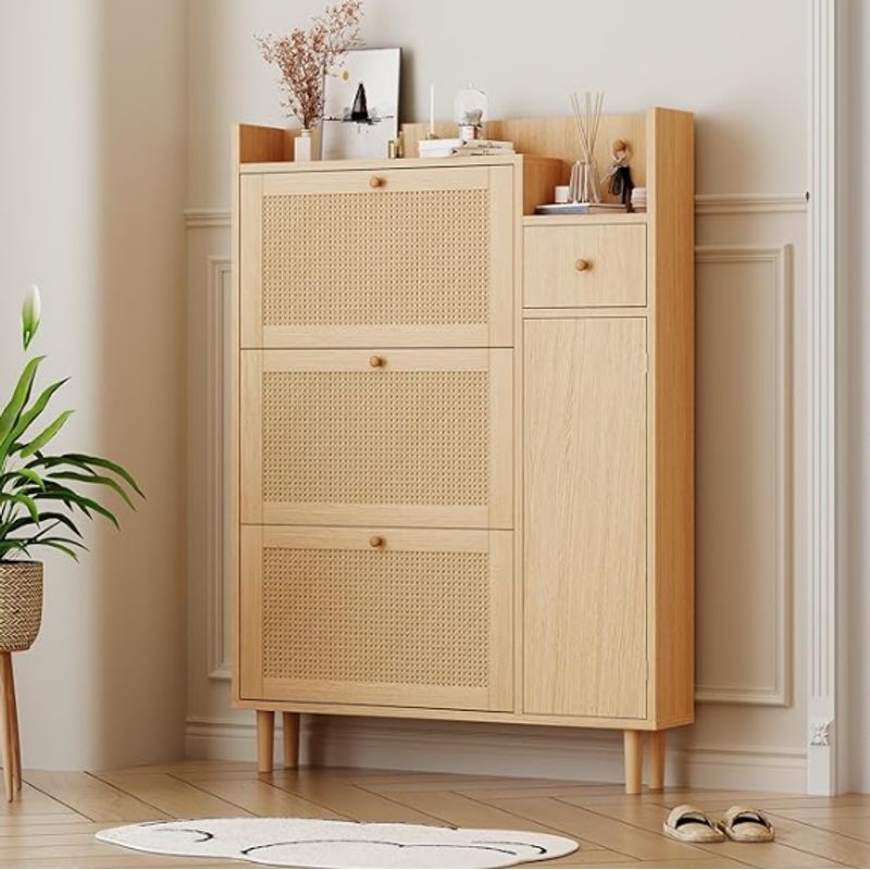 NACION MUEBLES - ZAPATERA NORDICA NACION MUEBLES MARRÓN