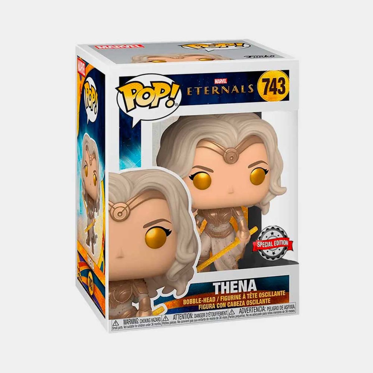 FUNKO - FUNKO POP MARVEL ETERNALS - THENA WITH TWO SWORDS SE
