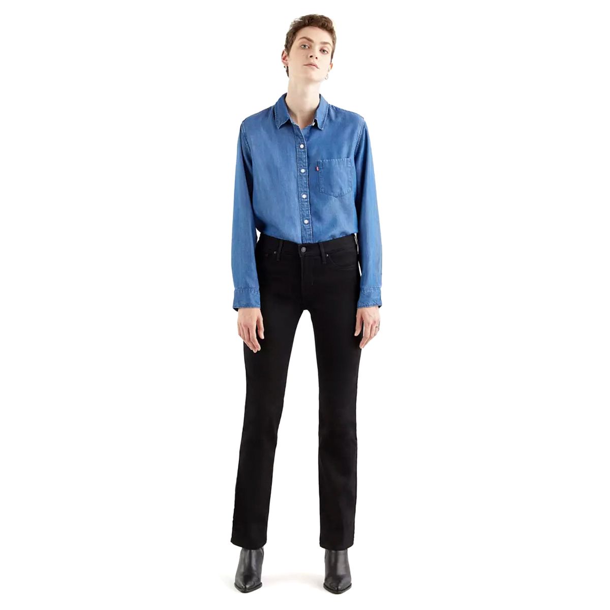 LEVIS - Jeans Urbano Mujer Levis 314 Shaping Straight Soft Black