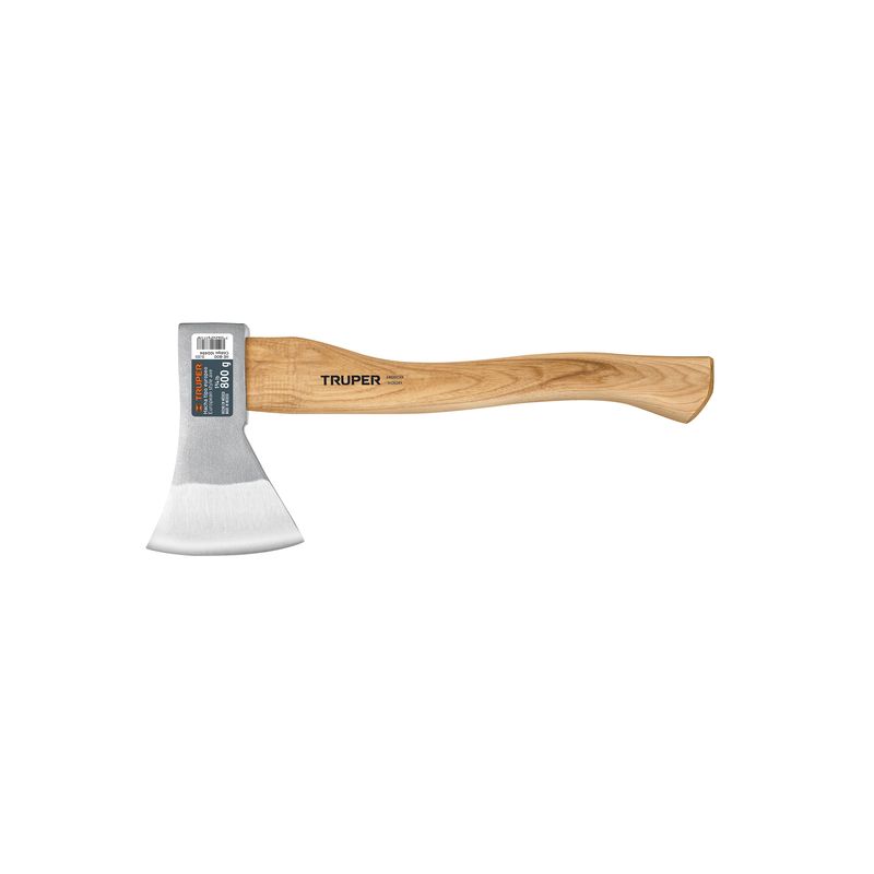 TRUPER - Hacha europea mango de madera 15 1/2" Truper