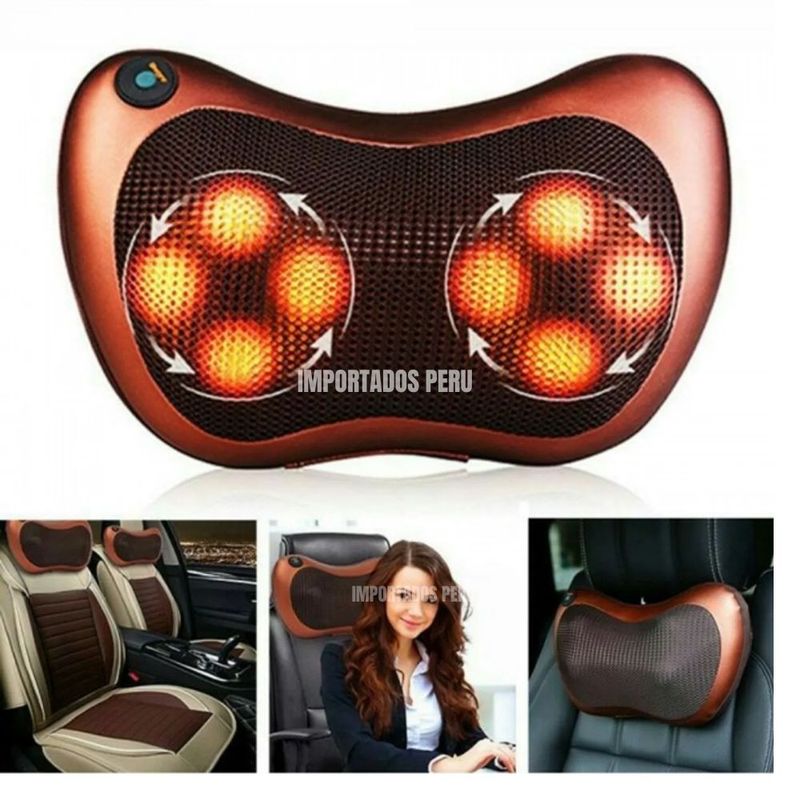 GENERICO - MASAJEADOR CERVICAL SHIATSU CORPORAL TERMOTERAPIA RELAJANTE
