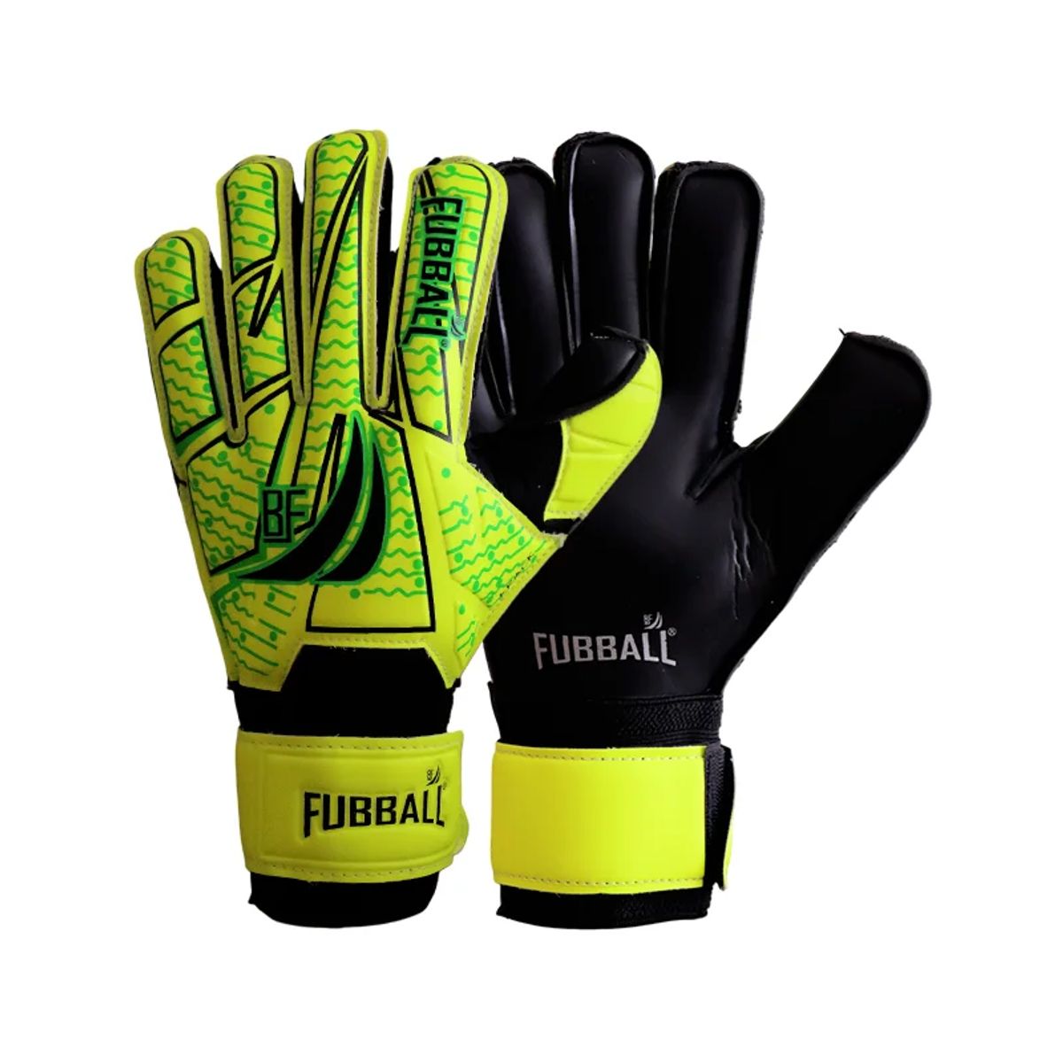 GENERICO - GUANTES PARA ARQUERO FUBBALL R5 TALLA 10 AMARILLO