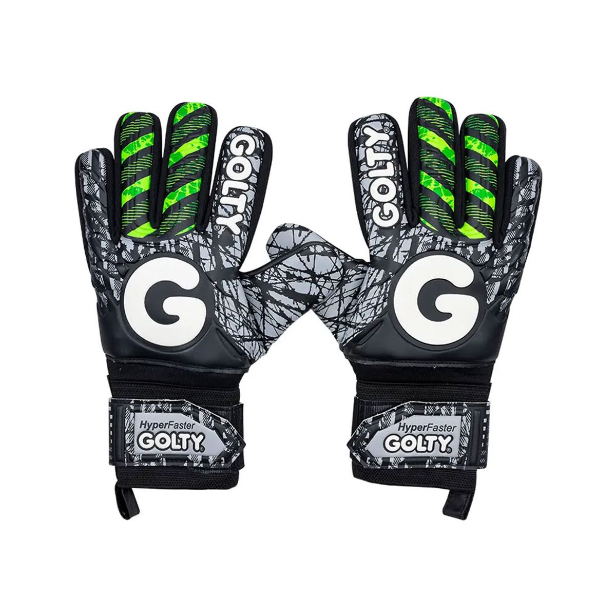 GOLTY - GUANTES DE FUTBOL GOLTY HYPERFASTER NG / VD - TALLA 9