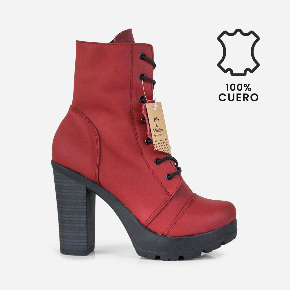 MARIBU - BOTINES MARIBU PURO CUERO 1060