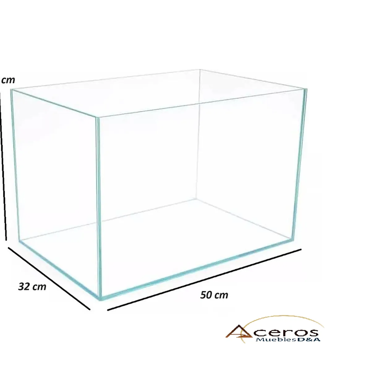 GENERICO - PECERA ZEUS VIDRIO TRANSPARENTE 6MM REFORZADO