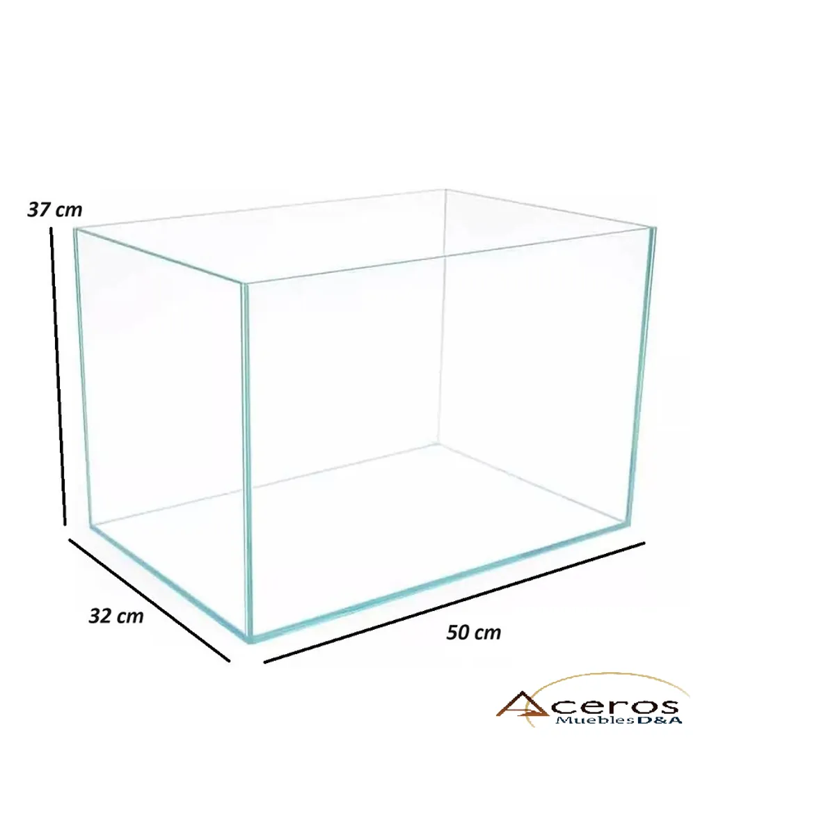 GENERICO - PECERA ZEUS VIDRIO TRANSPARENTE 6MM REFORZADO