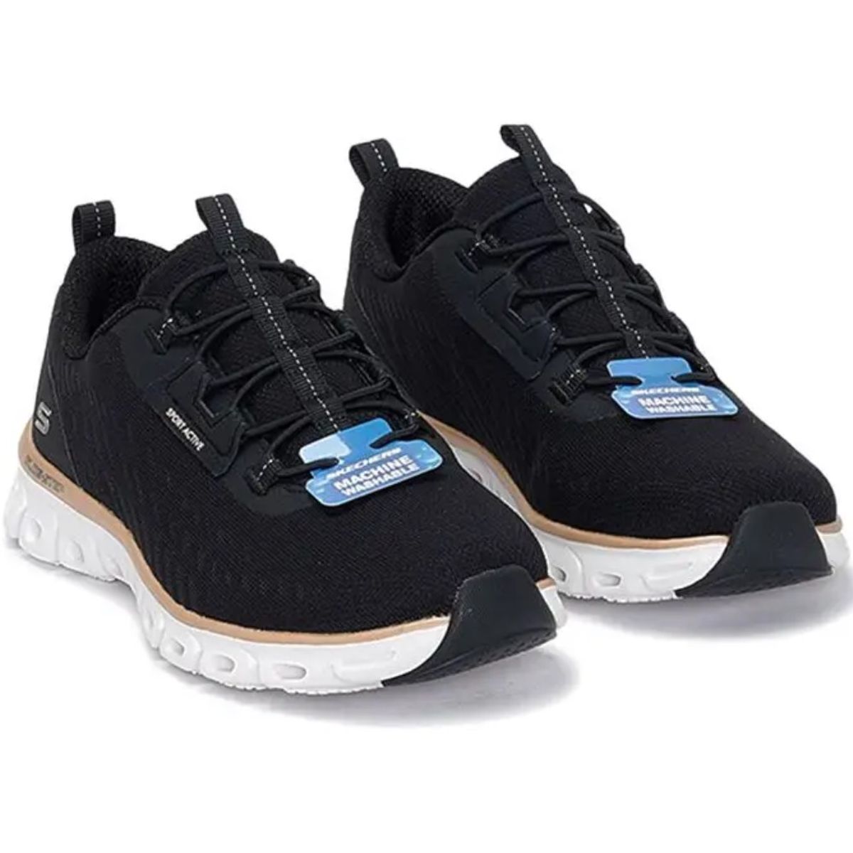 SKECHERS - Zapatilla Skechers Glide Step Align 104561BKRG Negro para Mujer