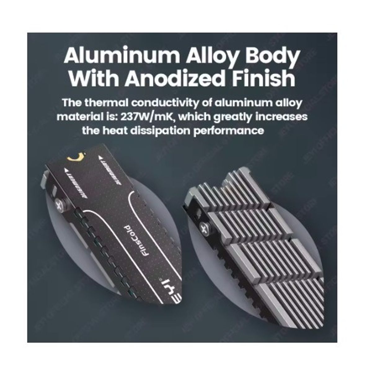 GENERICO - DISIPADOR DE CALOR  SSD M.2 NVME 2280