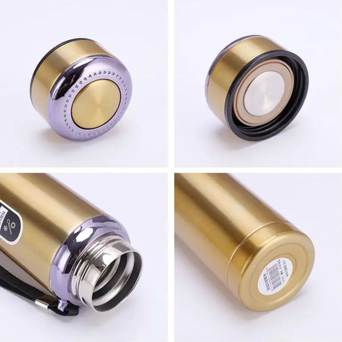 GENERICO - TERMO VACUUM COLOR ENTERO PARA AGUA FRÍA Y CALIENTE