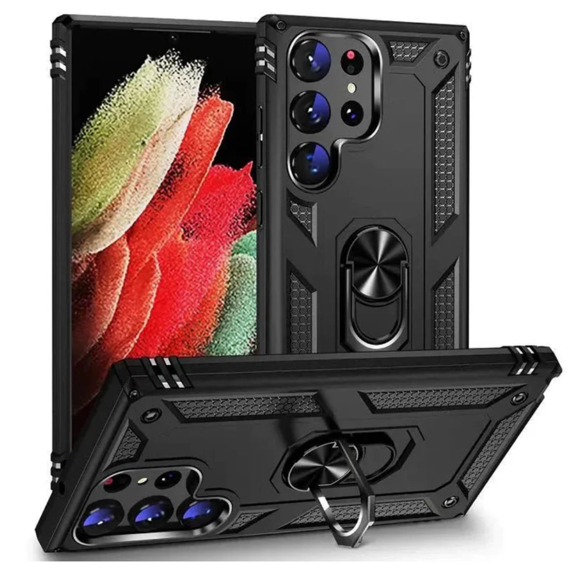 CASE - CASE ARMADURA PARA SAMSUNG S25 ULTRA - NEGRO