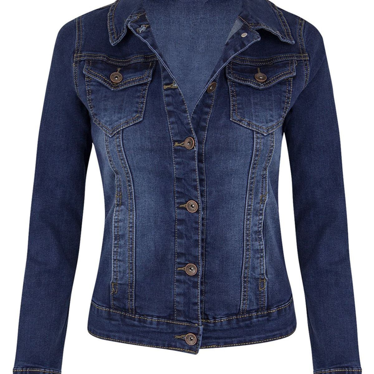 TIOZONEY - Chaqueta Jeans Mujer