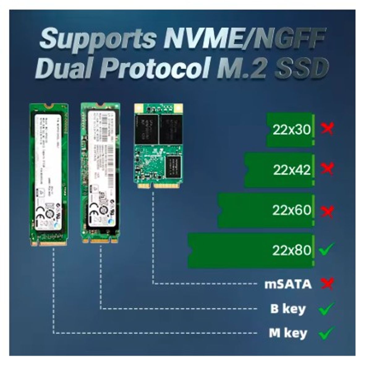 GENERICO - DISIPADOR DE ALUMINIO NVME SSD M2
