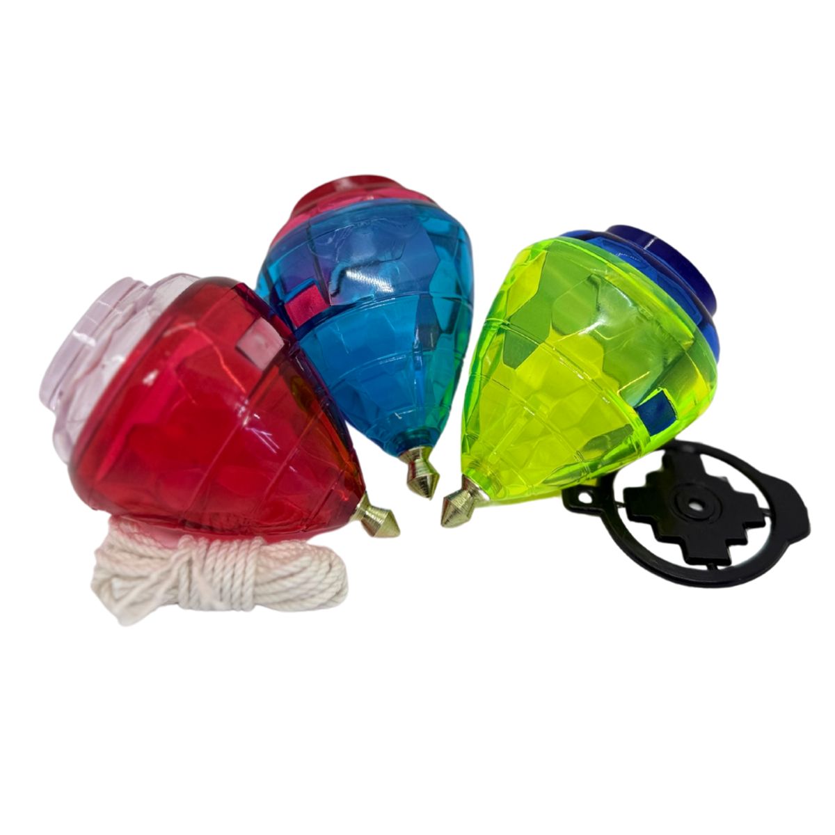 GENERICO - Kit x3 Trompo Multicolor Galaxy