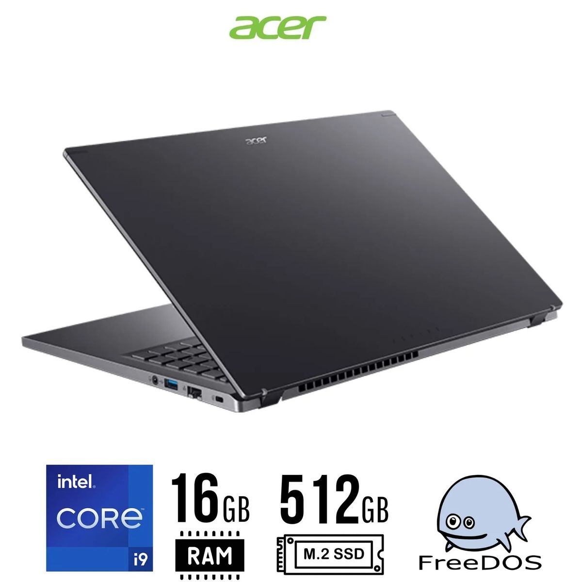 ACER - ACER A515-58P-954J-PE - Intel Ci9 13900H - RAM 16GB DDR5 - 512GB SSD