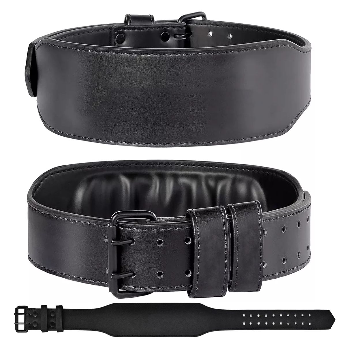 RUNNING SPORT PERU - Correa de Cuero Premium para Levantamiento de Pesas Talla L