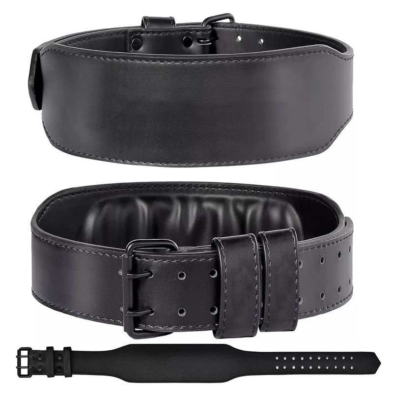 RUNNING SPORT PERU - Correa de Cuero Premium para Levantamiento de Pesas Talla L