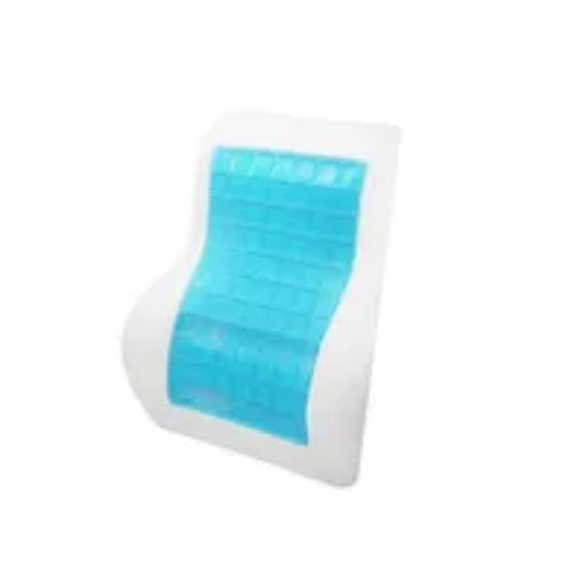 GENERICO - Combo Dúo Respaldar y Asiento de Gel Viscoelástico con Fundas