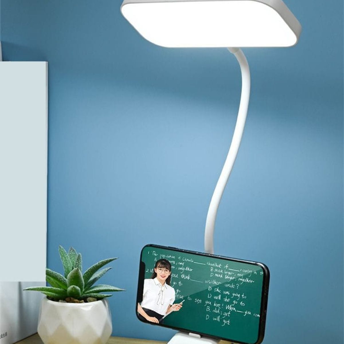 GENERICO - Lampara LED Inalámbrica Con Clip 3 Tonos De Luz