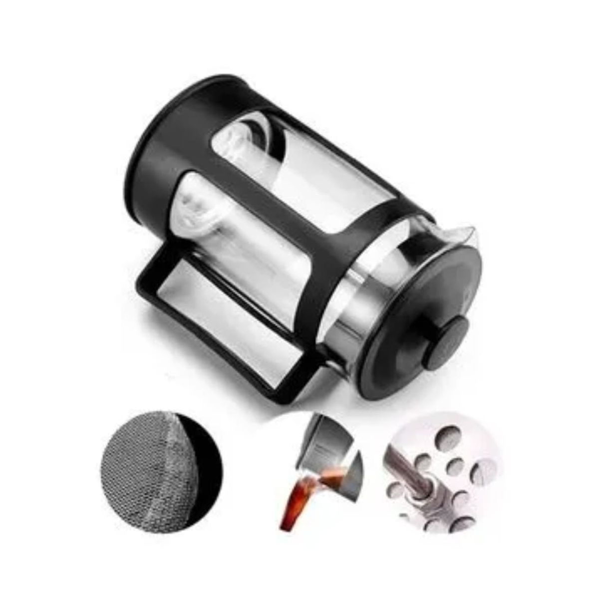 GENERICO - CAFETERA FRANCESA DE PISTON DE 1000ML