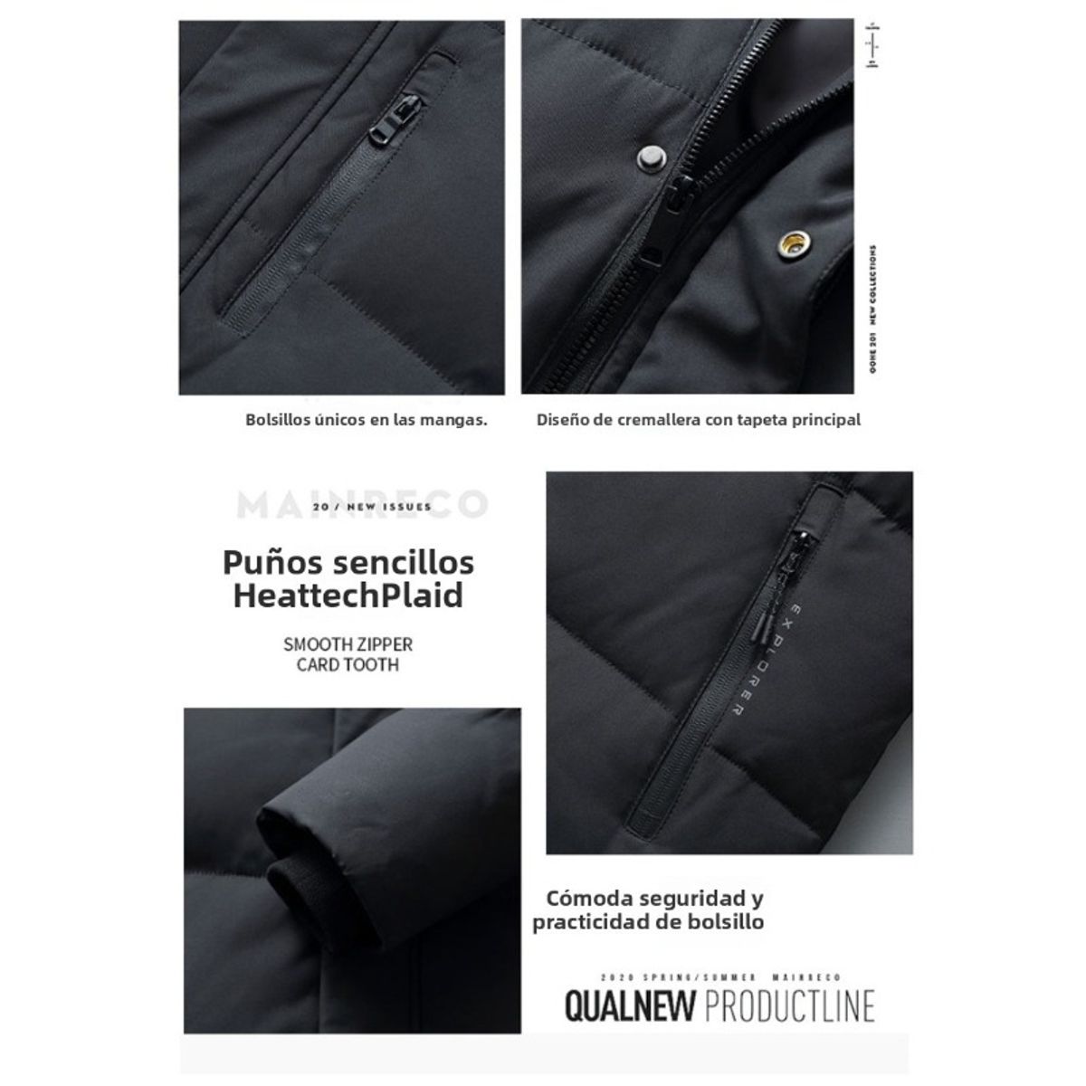 TIOZONEY - Parka Hombre