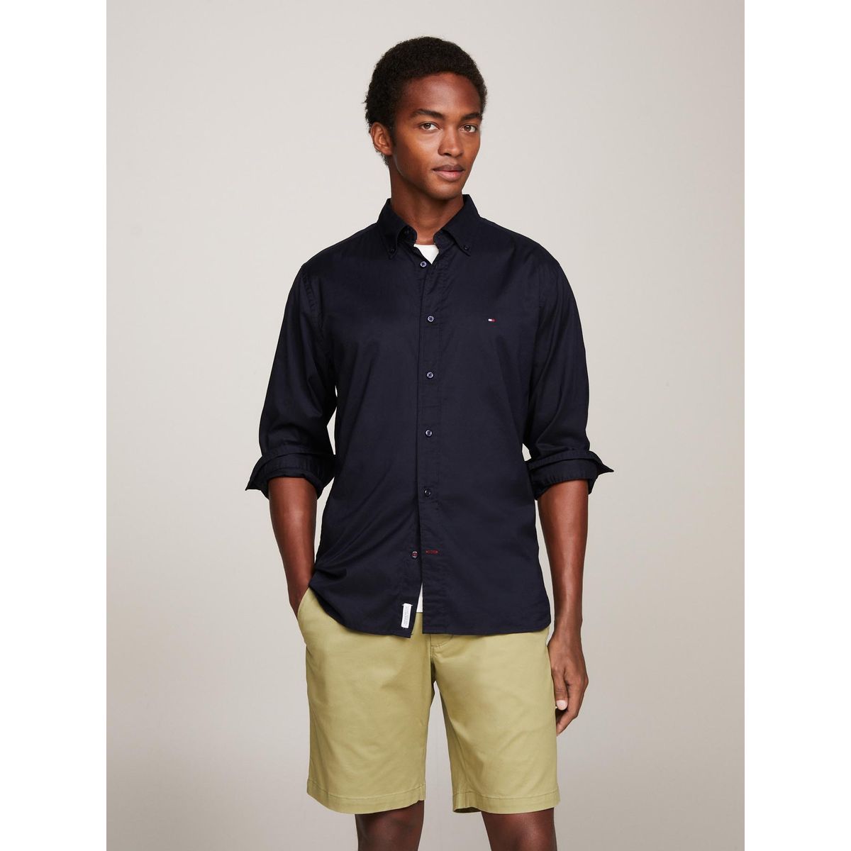 TOMMY HILFIGER - CAMISA CORE FLEX POPLIN RF SHIRT