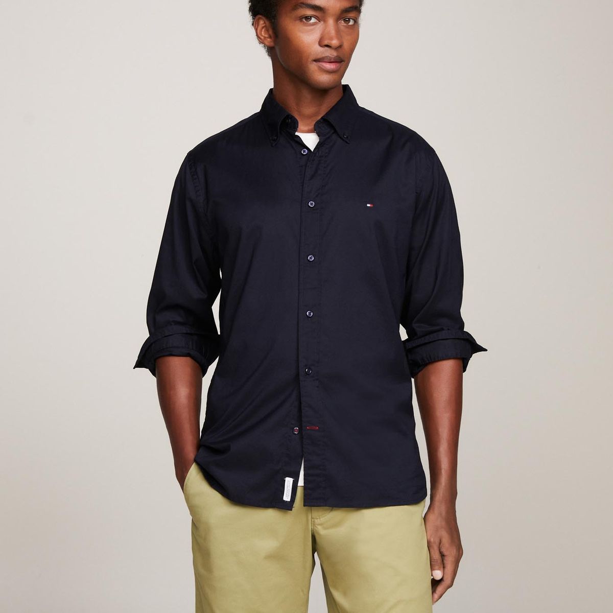 TOMMY HILFIGER - CAMISA CORE FLEX POPLIN RF SHIRT