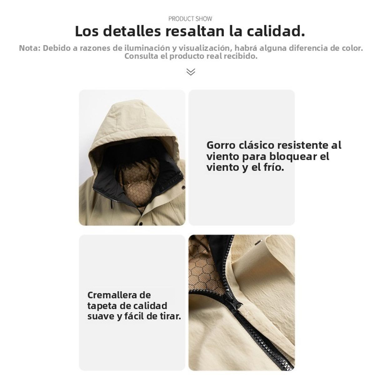 TIOZONEY - Parka Hombre