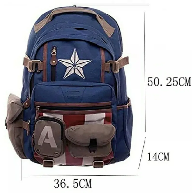 GENERICO - MOCHILA CAPITAN AMERICA EQUIPAJE