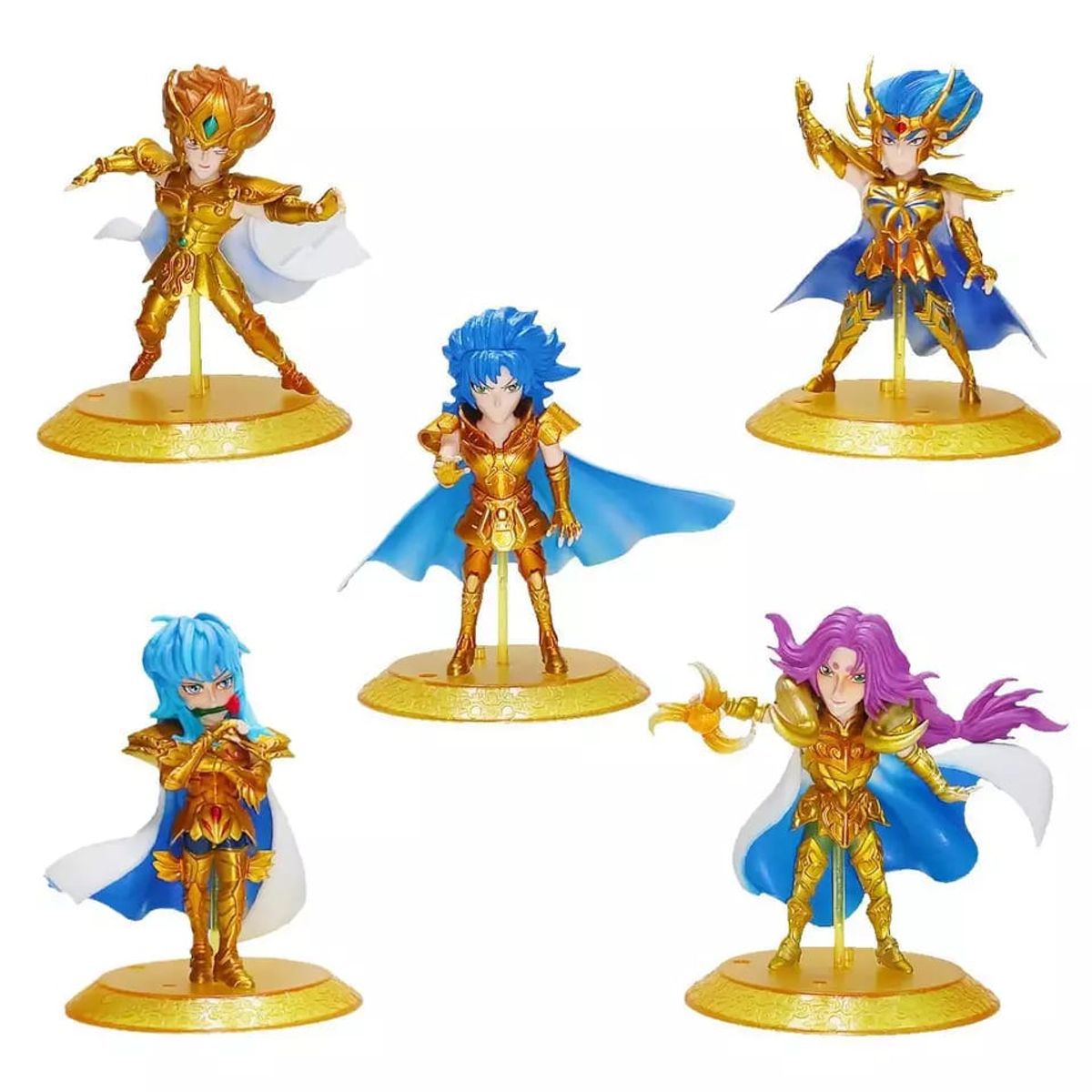 GENERICO - SAINT SEIYA DORADOS 5 UNID