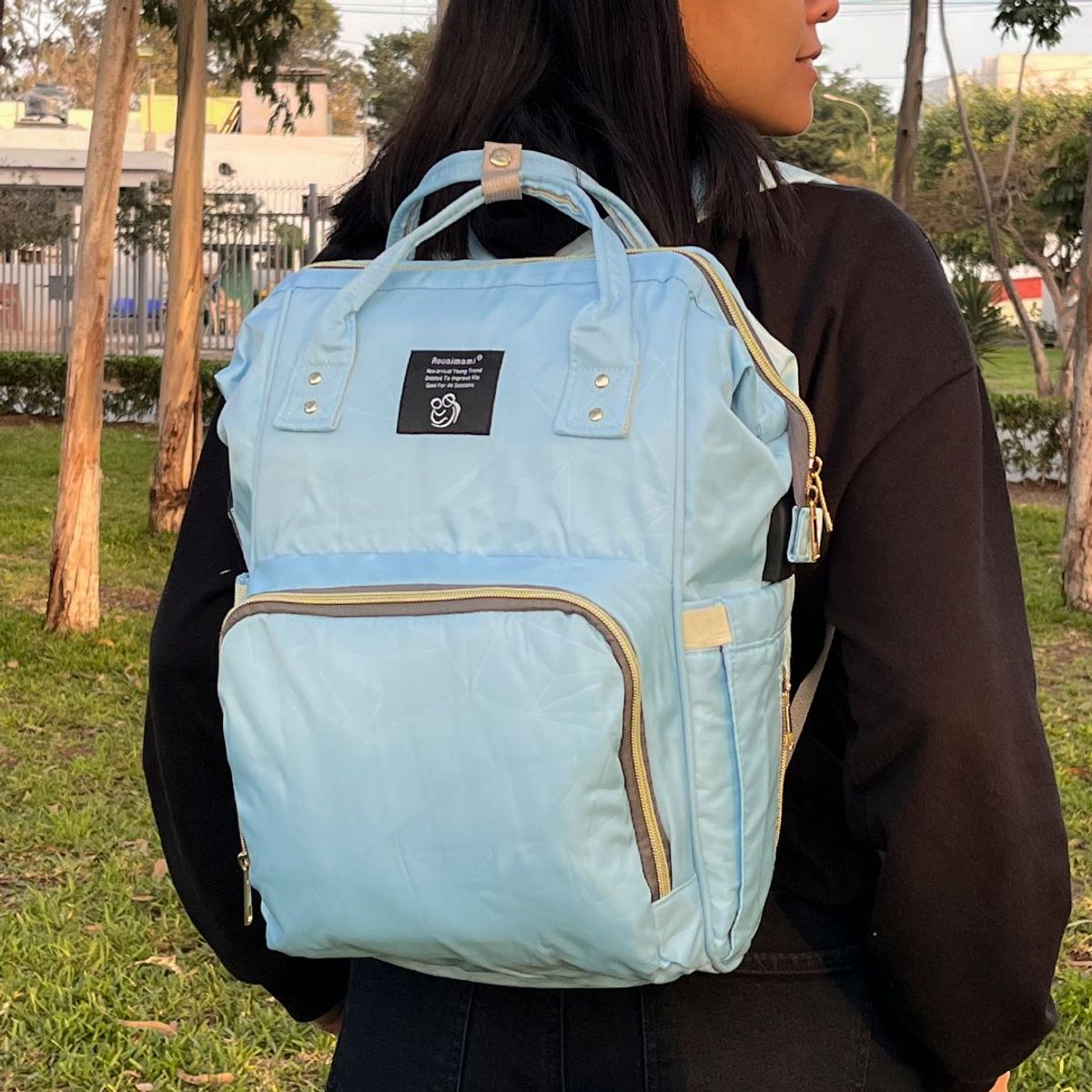 GENERICO - Mochila Pañalera Sky Blue Baby