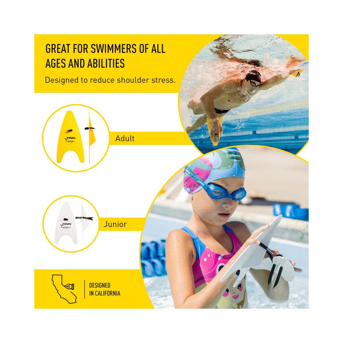 FINIS - Freestyler Paddles Jr Finis