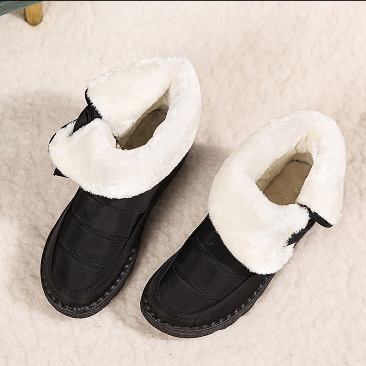 BLWOENS - Botas de algodón para Mujer - Café