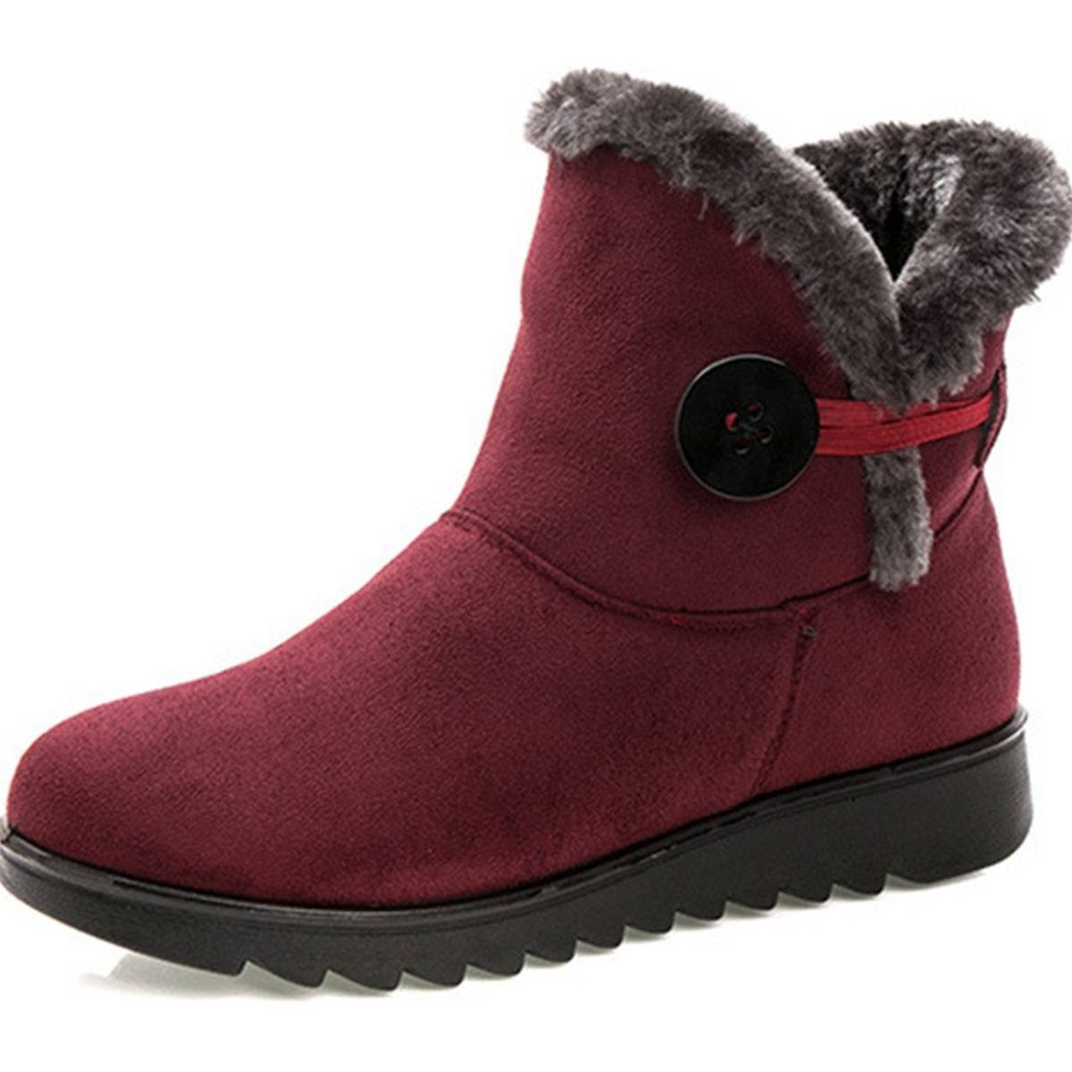 BLWOENS - Botas de algodón para Mujer - Rojo