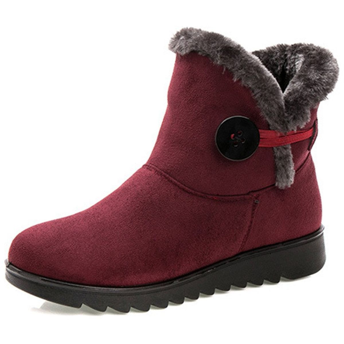 BLWOENS - Botas de algodón para Mujer - Rojo