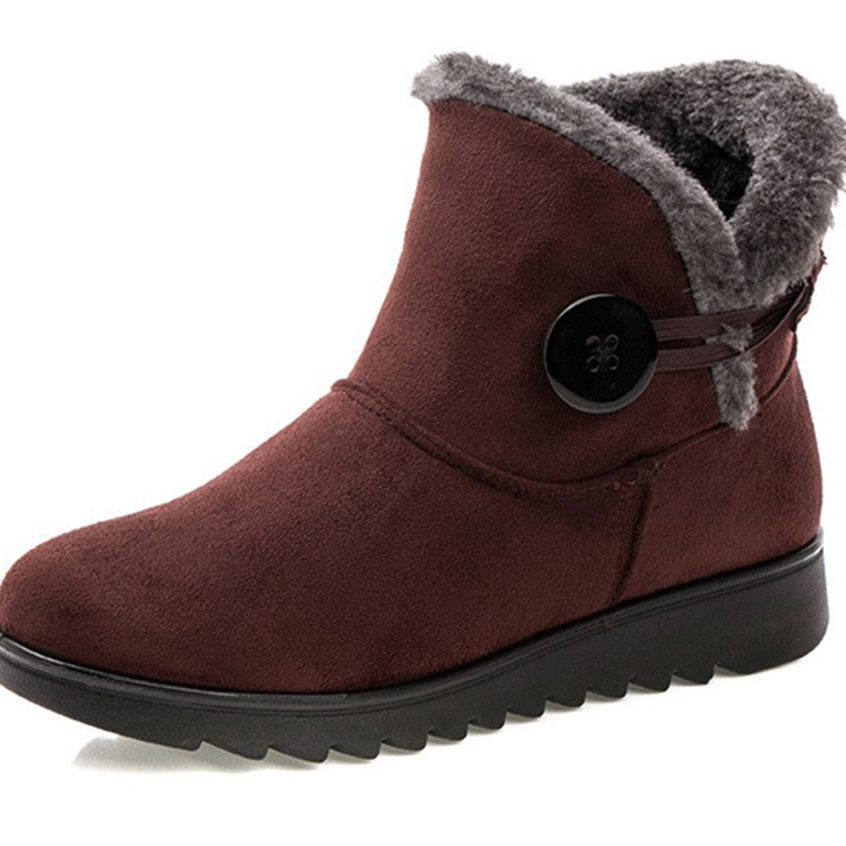 BLWOENS - Botas de algodón para Mujer - Café