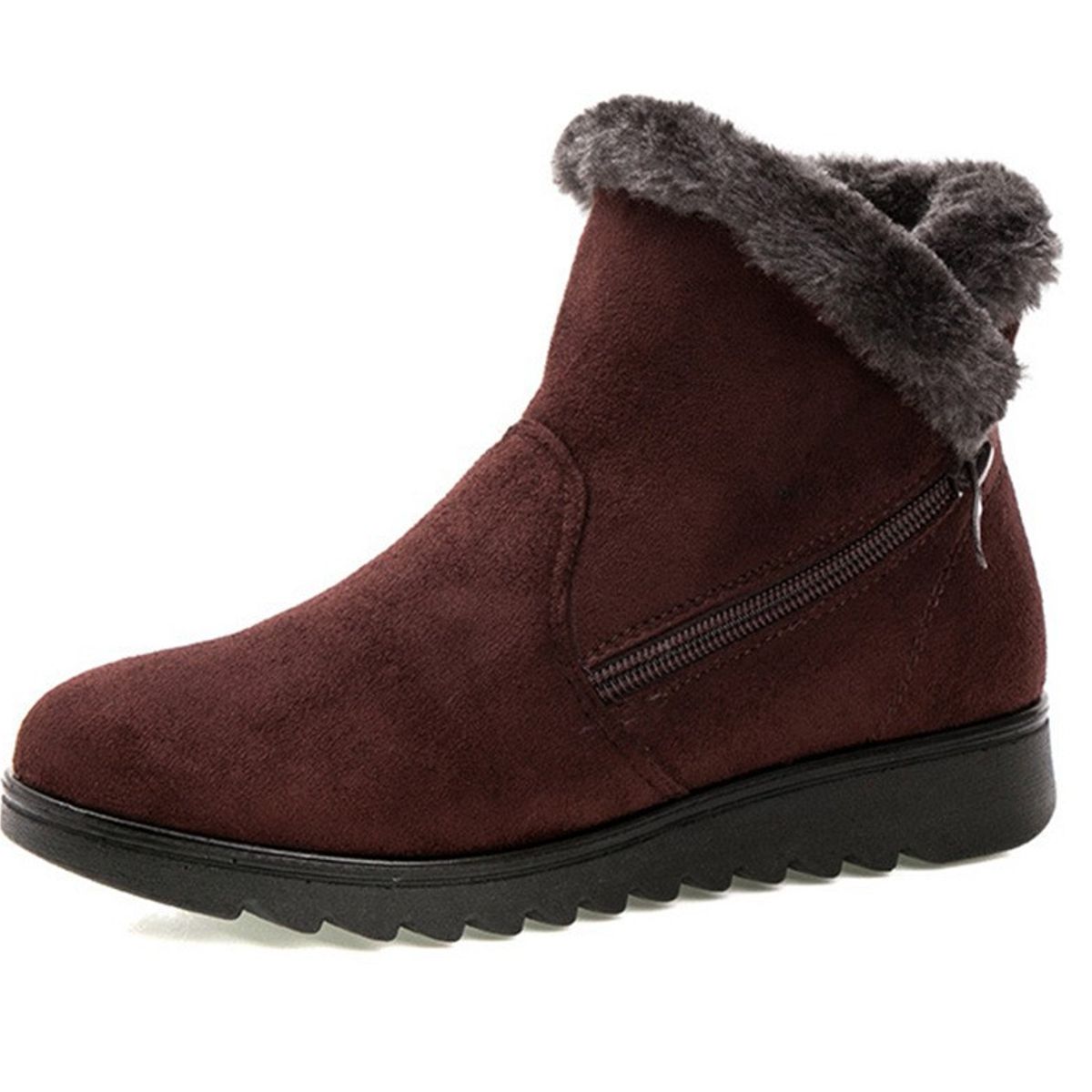 BLWOENS - Botas de algodón para Mujer - Café