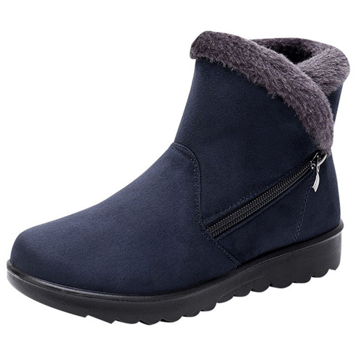 BLWOENS - Botas de algodón para Mujer - Azul