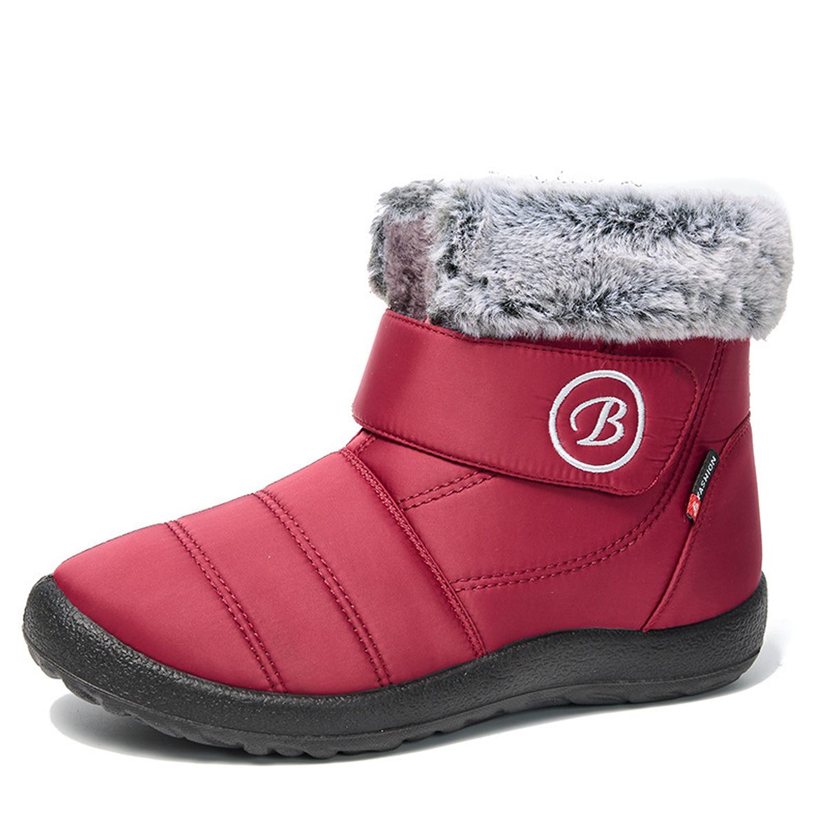BLWOENS - Botas de algodón para Mujer - Rojo